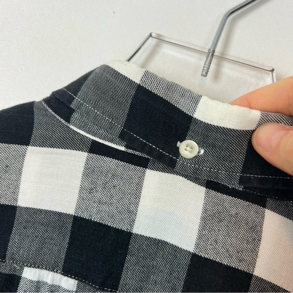 Thom Browne Grey White Plaid Button Down shirt L - Picture 7 of 8